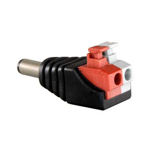 Comprar SAFIRE CON280A Safire - Conector DC macho de fácil conexionado - Salida +/ de 2 terminales - 38 mm (Fo) - 13 mm (An) - 5