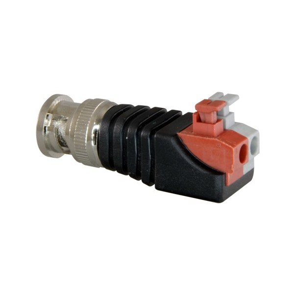 Safire Con290a Safire - Conector BNC masculino fácil de conectado - saída + / 2 terminais - 40 mm (FO) - 13 mm (A) - 12 g