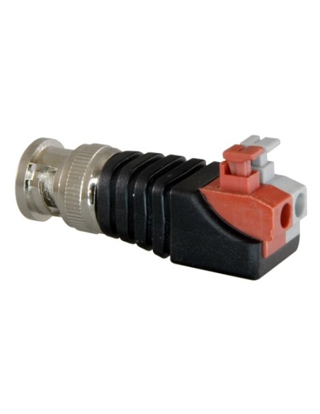 Safire Con290a Safire - Conector BNC masculino fácil de conectado - saída + / 2 terminais - 40 mm (FO) - 13 mm (A) - 12 g