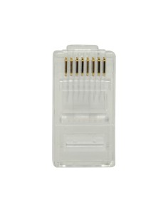 OEM Connector Connector - RJ45 para CRIMPAR - Compatível com Cabo UTP - 20 mm (FO) - 10 mm (A) - 5 g 2