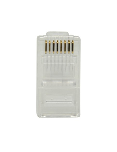 OEM Connector Connector - RJ45 para CRIMPAR - Compatível com Cabo UTP - 20 mm (FO) - 10 mm (A) - 5 g