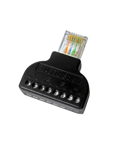 Acheter OEM CON300-BLOCK Adaptateur RJ45 vers borne - Connecteur RJ45 mâle - 8 bornes