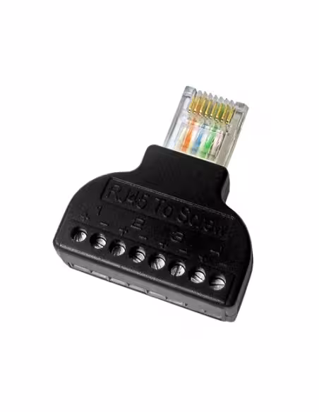 Acquistare OEM CON300-BLOCK Adattatore da RJ45 a morsettiera - Connettore RJ45 maschio - 8 morsetti