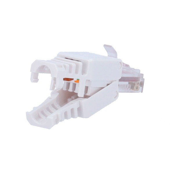Comprar OEM CON300-CAT6-TL Conector para cables UTP - Conector salida RJ45 - Compatible UTP categoría 6 - Fácil instalación sin 