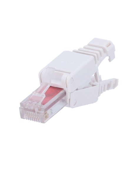 Comprar OEM CON300-CAT6-TL Conector para cables UTP - Conector salida RJ45 - Compatible UTP categoría 6 - Fácil instalación sin 