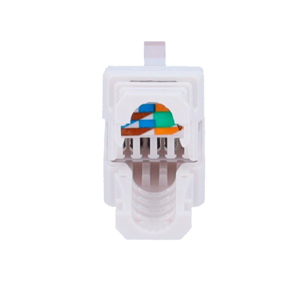 OEM Connector Connector Connector para Cabos UTP - RJ45 Connector RJ45 - Categoria UTP compatível 6 - Fácil instalação sem neces