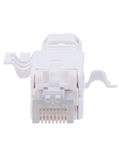 Conector do cabo UTP OEM Con300-CAT6A-TL - Conector de saída RJ45 - Categoria UTP compatível 6A - instalação fácil sem necessida