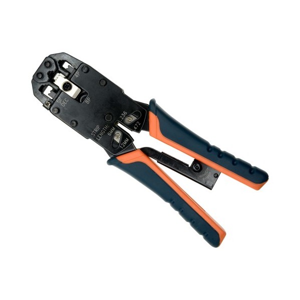 OEM Con300-crime Ferramenta de Crimper - Modelo Profissional Alta Qualidade - Conectores: RJ45, RJ11, RJ12 - Cabo: UTP - Fácil 