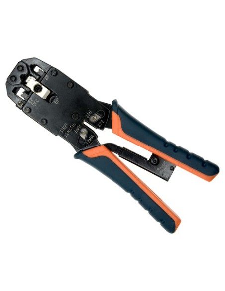 OEM Con300-crime Ferramenta de Crimper - Modelo Profissional Alta Qualidade - Conectores: RJ45, RJ11, RJ12 - Cabo: UTP - Fácil 