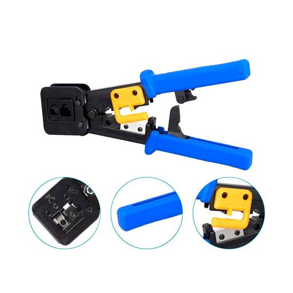 Kaufen OEM CON300-CRIM-EZ Crimpzange für Durchgangsstecker – professionelles, hochwertiges Modell – Steckverbinder: EZ-RJ