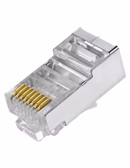 Acquistare OEM CON300-FTP6 Connettori - RJ45 FTP CAT 6 da crimpare - Compatibile con cavo FTP - 20 mm (Fo) - 10 mm (An) - 5 g