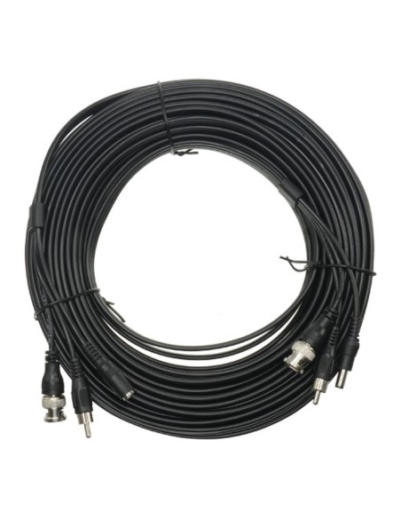 Comprar SAFIRE COX20A Cable combinado RG59 + Audio + DC - Mini RG59 con conector BNC - Cable de Audio mediante RCA - Cable de al