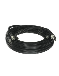 Safire CoX20A Cabo Combinado RG59 + Audio + DC - Mini RG59 com Conector BNC - Cabo de Áudio por RCA - Cabo de alimentação 2