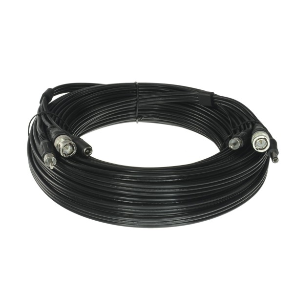 Comprar SAFIRE COX20A Cable combinado RG59 + Audio + DC - Mini RG59 con conector BNC - Cable de Audio mediante RCA - Cable de al