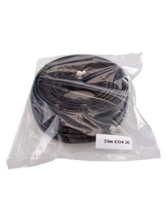 Acheter SAFIRE COX30 Câble combiné RG59 + DC - Connecteur BNC - 30 mètres - Vidéo - Alimentation - Faibles pertes 2