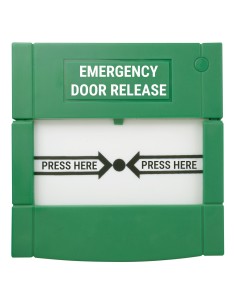 Comprar YLI CPK-861A-PLUS Pulsador de liberación de puerta - Botón de doble polo | Texto en inglés - Testado 100.000 usos - NO/N