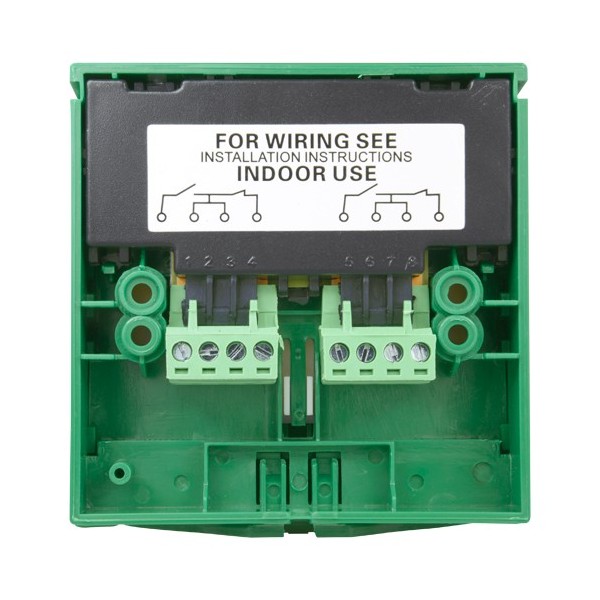 YLI CPK-861A-PLUS Botão de liberação da porta - Botão de polo duplo | Texto em Inglês - testado 100.000 usos - Não / NC / COM | 