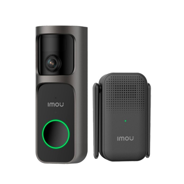 Kaufen IMOU DB-3EP-4M0W/DS3-IMOU Doorbell 3 Kit 4MP – WLAN 2,4 GHz / 5000 mAh oder AC 8–24 V – 360°-Panoramaobjektiv / IR 5 m – 