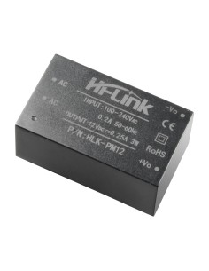 OEM DC12025 Alimentador Eletrônico - 12 V / 250 MA - Dimensões reduzidas - Dimensões 34 (AL) x 15 (A) x 20 (FO) MM - 20 g 