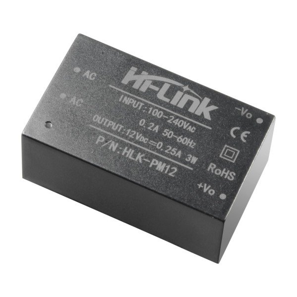 Acheter OEM DC12025 Alimentation électronique - 12 V / 250 mA - Dimensions réduites - Dimensions 34 (H) x 15 (L) x 20 (P) mm