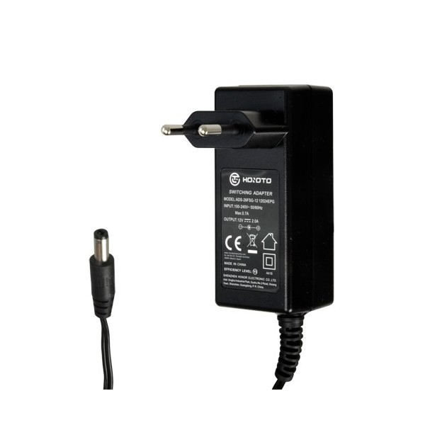 Comprar OEM DC12V2A Fuente de alimentación - Salida DC 12 V 2 A - 1 salida - Jack estandar - Estabilizado - Longitud de cable 1.