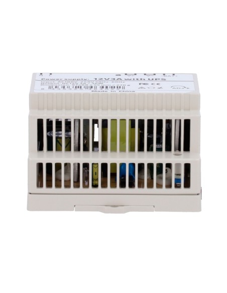OEM DC12V3A-Din-Ups-P Fonte de Alimentação com Função UPS - DC 12 V Saída 3 A / 36 W - Entrada AC de tensão 100V ~ 240V 50Hz-6