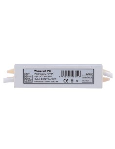OEM DC12V3A-IP67 Fonte de alimentação - saída DC 12 V, 3 A - Saída AC 230V 50Hz - Impermeável IP67 - Proteção: Sobrecarga / 2