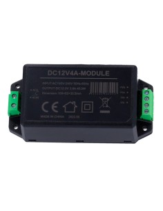 Acheter OEM DC12V4A-MODULE Adaptateur secteur - Sortie DC 12 V 3,8 A - Entrée AC 100-240 V 50/60 Hz - 109 x 52 x 33,5 mm 2