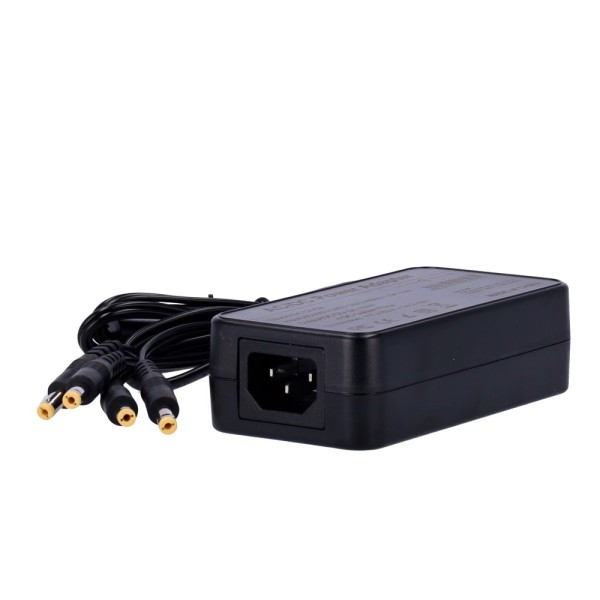 OEM DC12V5A Switch Fonte de Alimentação - Saída DC 12 V 5 A - 4 Saídas - Estabilizado - 105 (FO) x 33 (AL) X 45 (A)