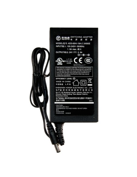 Acheter OEM DC2425 Alimentation électronique - 24 V / 2500 mA - Dimensions réduites - 110 (H) x 55 (L) x 30 (P) mm - 220 g -