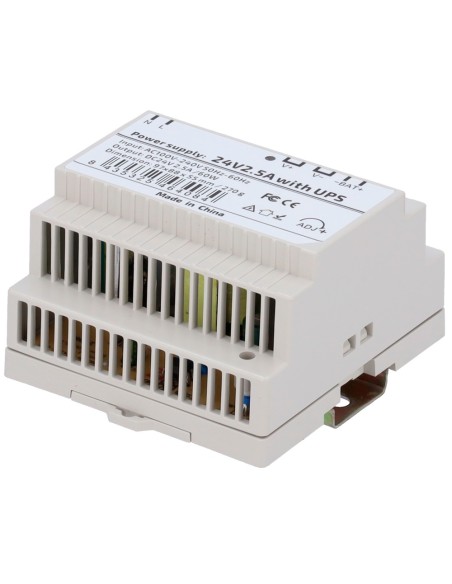 OEM DC24V2A5-Din-Ups-P Fonte de Alimentação - Saída DC 24 V 2.5 A / 60 W - Entrada CA de Tensão 100V ~ 240V 50Hz-60Hz - 97 (FO)