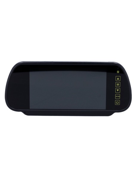 OEM Display7-Milor Monitor Com Formato Retrovisor - Streamax compatível - Sinal de vídeo composto - 2 canais de vídeo