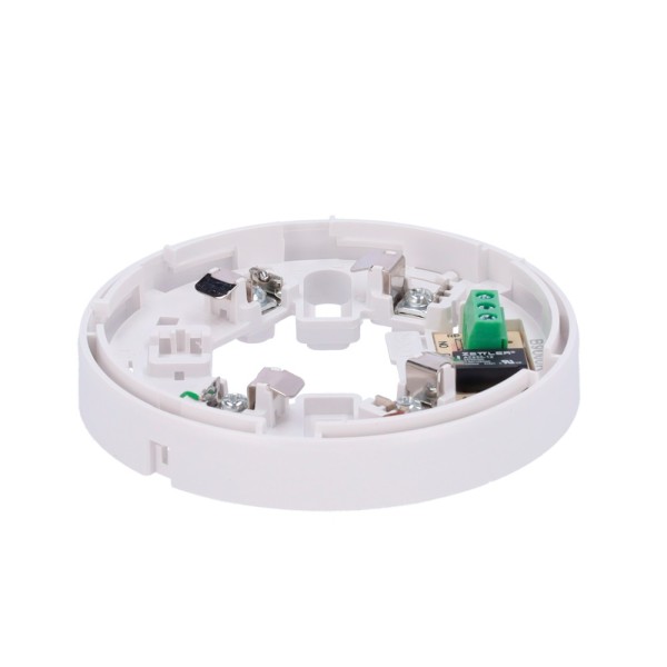 DMTech DMT-B9000R-V2 Base de perfil baixo com relé - até 12VDC 0.5A / Terminal NO / NC / C - Compatível com detectores e base V2