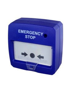 Comprar DMTECH DMT-D9000-MCP-B Pulsador rearmable - Especial para panel de extinción - Parada de emergencia - Instalación en sup