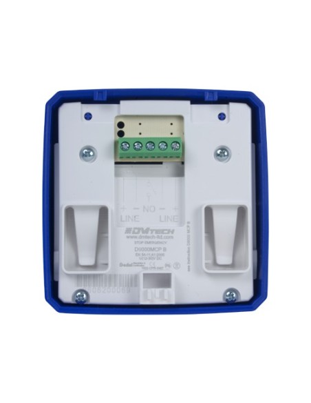 Kaufen DMTECH DMT-D9000-MCP-B rückstellbarer Drucktaster – Speziell für Löschanlagen-Panel – Not-Aus – Installation in Aufputz