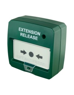 Comprar DMTECH DMT-D9000-MCP-G Liberacion de puertas de emergencia  - Pulsador rearmable - Instalación en superficie - Rearmado 