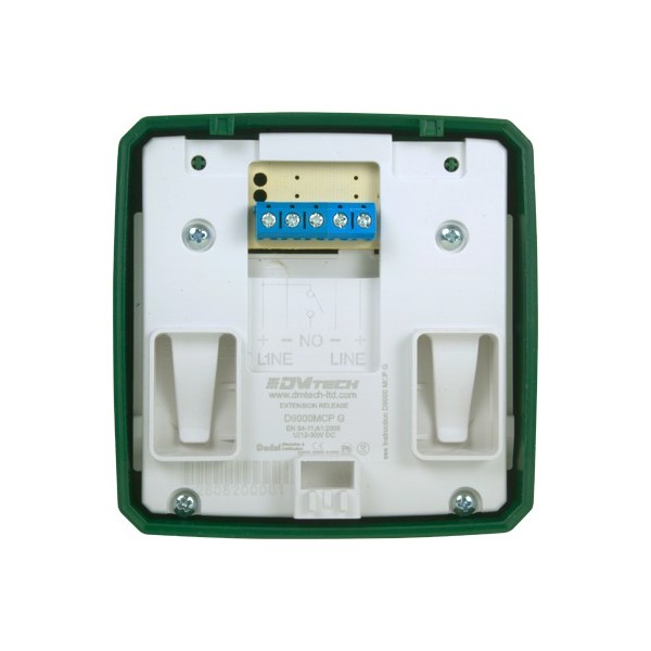 Comprar DMTECH DMT-D9000-MCP-G Liberacion de puertas de emergencia  - Pulsador rearmable - Instalación en superficie - Rearmado 