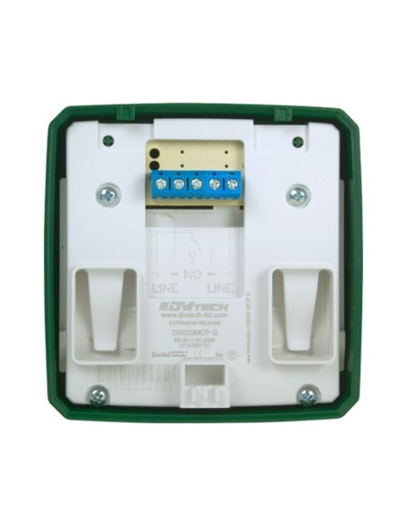 DMTech DMT-D9000-MCP-G Lançamento de portas de emergência - Botão Reavável - Instalação de Superfície - Juntos com o MA