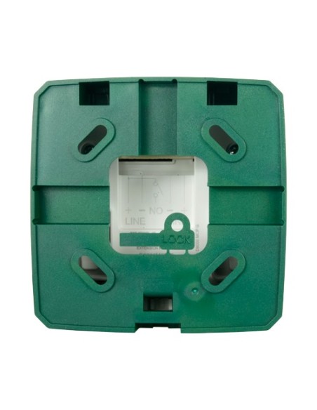 Comprar DMTECH DMT-D9000-MCP-G Liberacion de puertas de emergencia  - Pulsador rearmable - Instalación en superficie - Rearmado 