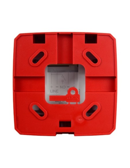 Kaufen DMTECH DMT-D9000-MCP-R konventioneller rückstellbarer Handfeuermelder – EN54-zertifiziert – LED-Anzeige – Aufputzmontage 