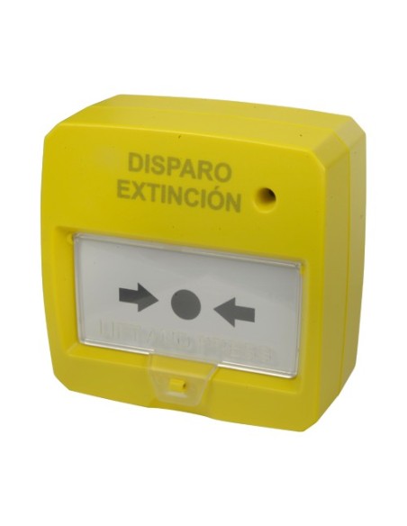 DMTech DMT-D9000-MCP-e Botão de Push Relaceble - Especial para Extinting Painel - Ativação Manual - Instalação de Superfície - R