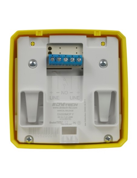 Kaufen DMTECH DMT-D9000-MCP-Y rückstellbarer Druckknopf – Speziell für Löschanlagen-Panel – Manuelle Auslösung – Installation au