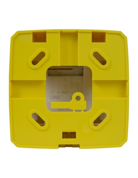 Comprar DMTECH DMT-D9000-MCP-Y Pulsador rearmable - Especial para panel de extinción - Activación manual - Instalación en superf