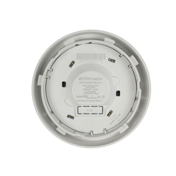 Acquistare DMTECH DMT-D9000-T-A1R Rilevatore convenzionale di aumento della temperatura - Certificato EN54 parte 5 - Doppio LED 