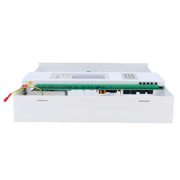 DMTech DMT-FP9000-16 Centro convencional de 16 zonas com tela LCD - 2 Sirene Exit - 2 Alarme e Falha e 6 Saídas SA