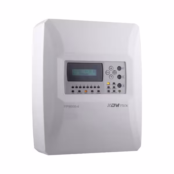 Kaufen DMTECH DMT-FP9000-4 konventionelle 4-Zonen-Zentrale mit LCD-Display – 2 Sirenenausgänge – 2 Alarm- und Störungsausgänge