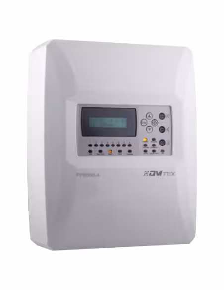 Kaufen DMTECH DMT-FP9000-4 konventionelle 4-Zonen-Zentrale mit LCD-Display – 2 Sirenenausgänge – 2 Alarm- und Störungsausgänge
