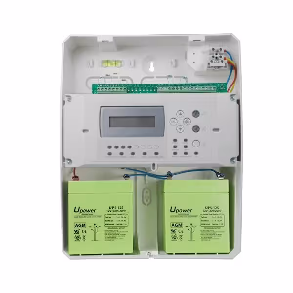 Kaufen DMTECH DMT-FP9000-4 konventionelle 4-Zonen-Zentrale mit LCD-Display – 2 Sirenenausgänge – 2 Alarm- und Störungsausgänge