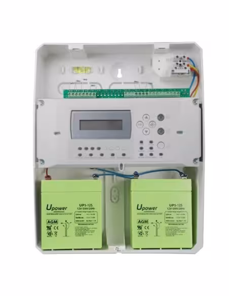 Kaufen DMTECH DMT-FP9000-4 konventionelle 4-Zonen-Zentrale mit LCD-Display – 2 Sirenenausgänge – 2 Alarm- und Störungsausgänge