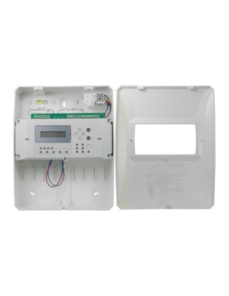 DMTech DMT-FP9000-4 Zonas Centrais Convencionais com Tela LCD - 2 Saída de Sirene - 2 Saídas de Alarme e Falha e 2 Sali